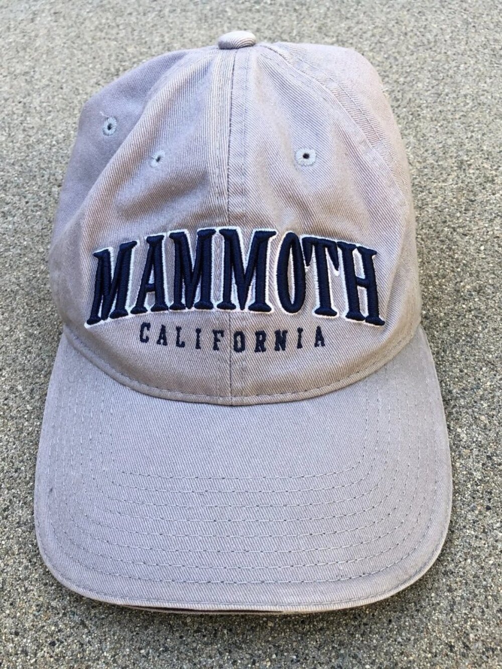 Vintage THE GAME Mammoth California Hat Men's Dad Cap Grey Adjustable Cotton